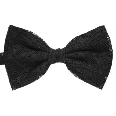  Papion dantela neagra 